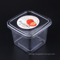 Pet Clear Plastic Compartment Take Away Salad Food Container Tray 7